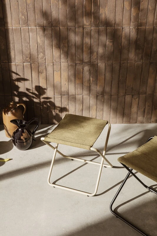 Ferm LIVING Tabouret Desert, Cashmere - Olive 5 Ferm LIVING Tabouret Desert, Cashmere - Olive – Image 3