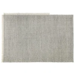 Ferm LIVING Tapis Way, 140 x 200 cm, Blanc Cassé - bleu Foncé