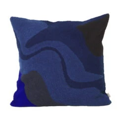 Ferm LIVING Coussin Vista, Bleu Foncé