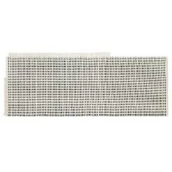 Ferm LIVING Tapis Way, 70 x 180 cm, Blanc Cassé - bleu Foncé
