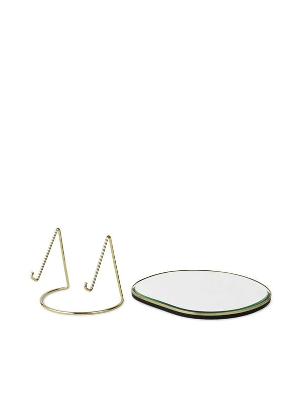 Ferm LIVING Miroir De Table Pond, Laiton 4 Ferm LIVING Miroir De Table Pond, Laiton – Image 2