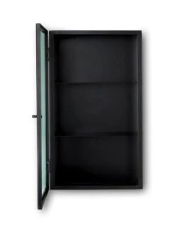 Ferm LIVING Armoire Murale Haze, Verre Cannelé, Noir -ferm LIVING Magasin 1104263173 3