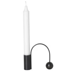 Ferm LIVING Bougeoir Balance, Laiton Noir