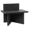 Ferm LIVING Tabouret Oblique, Frêne Teinté Noir