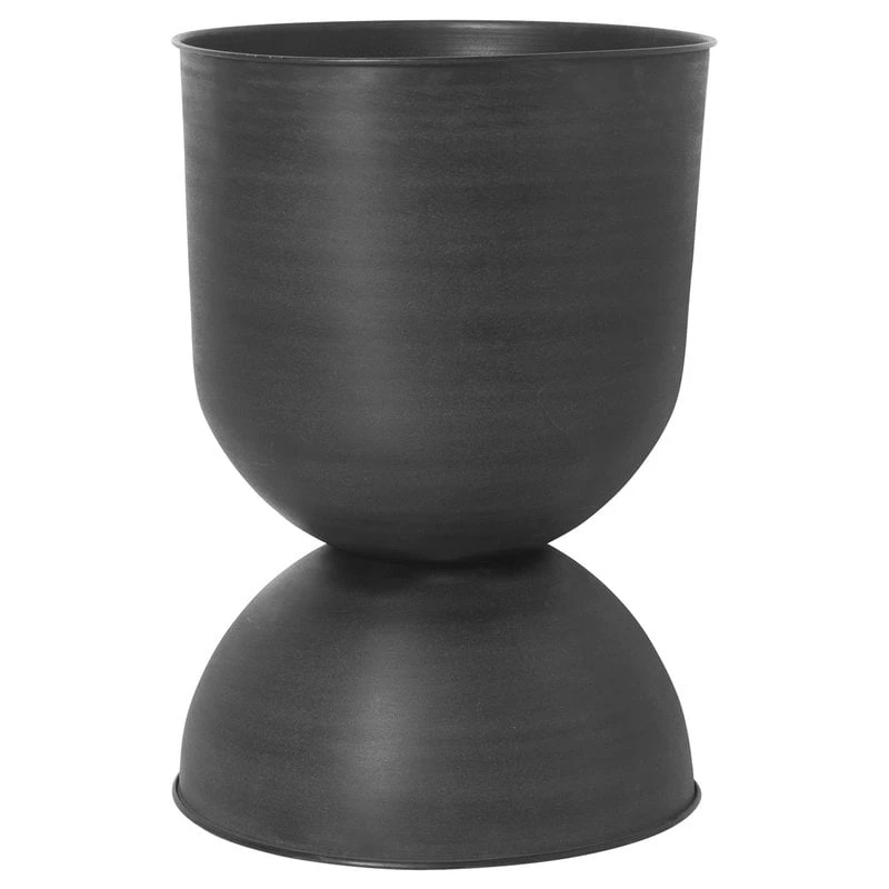 Ferm LIVING Pot Hourglass, Modèle L, Noir 3 Ferm LIVING Pot Hourglass, Modèle L, Noir