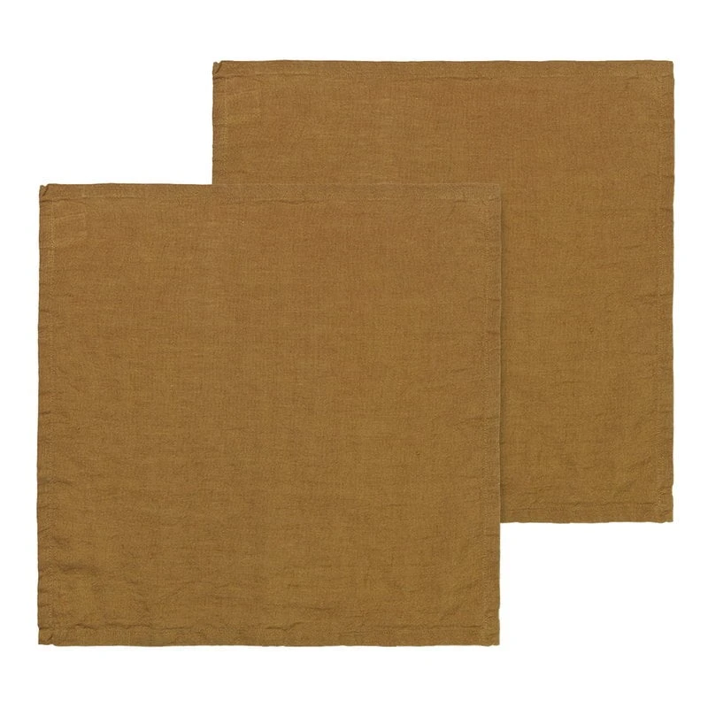 Ferm LIVING Serviettes De Table En Lin, 2 pièces, Sugar Kelp 3 Ferm LIVING Serviettes De Table En Lin, 2 pièces, Sugar Kelp