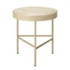 Ferm LIVING Table D'appoint Moyenne Travertine, Cashmere -ferm LIVING Magasin 159 Fermob 21 TH