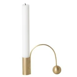 Ferm LIVING Bougeoir Balance, Laiton