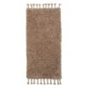 Ferm LIVING Tapis à Poils Longs Amass, 70 X 140 cm, Poivre Blanc