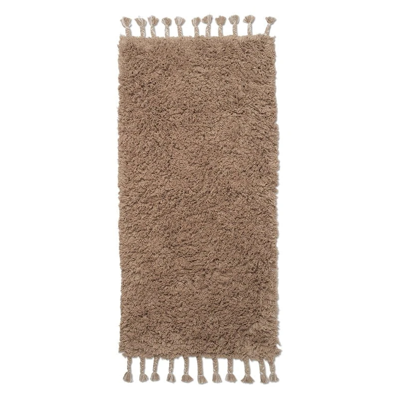 Ferm LIVING Tapis à Poils Longs Amass, 70 X 140 cm, Poivre Blanc 3 Ferm LIVING Tapis à Poils Longs Amass, 70 X 140 cm, Poivre Blanc