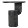 Ferm LIVING Table D'appoint Insert, Frêne Teinté Noir