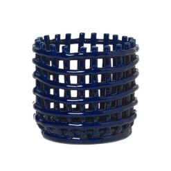 Ferm LIVING Petit Panier Ceramic, Bleu