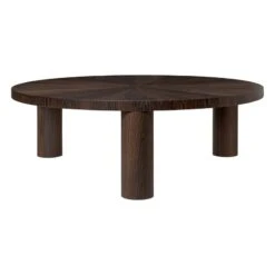 Ferm LIVING Table Basse Post, L, Chêne Fumé, étoile