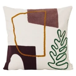 Ferm LIVING Coussin Mirage, Leaf