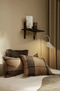 Ferm LIVING Coussin Dry, 50 x 50 cm, Sugar Kelp - Noir -ferm LIVING Magasin 48 0841