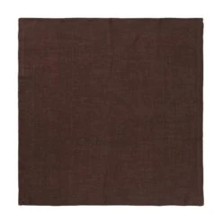 Ferm LIVING Serviettes De Table En Lin, 2 pièces, Chocolat