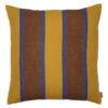 Ferm LIVING Coussin Grand, 50 X 50 Cm, Vert Citron - bleu - marron