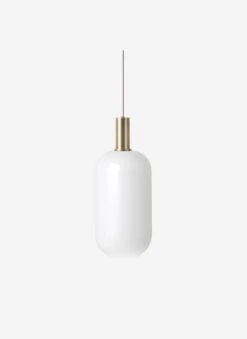Ferm LIVING Socket Pendant Low, Laiton -ferm LIVING Magasin 51062B5149 Opal