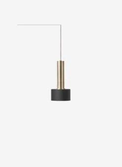 Ferm LIVING Socket Pendant High, Laiton -ferm LIVING Magasin 51072B5146 Disc 1