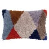 Ferm LIVING Coussin Tufté Harlequin, 40 x 60 cm, Multicolore