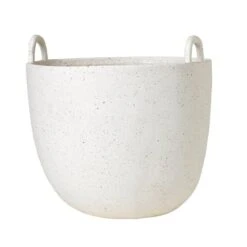 Ferm LIVING Grand Pot Speckle, Blanc Cassé