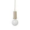Ferm LIVING Suspension Socket Low, Cashmere 1 Ferm LIVING Suspension Socket Low, Cashmere -ferm LIVING Magasin 522FermLiving 19 TH