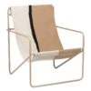 Ferm LIVING Fauteuil Lounge Desert, Cashmere - Soil
