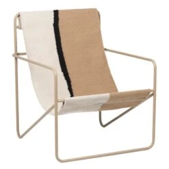 Ferm LIVING Fauteuil Lounge Desert, Cashmere - Soil