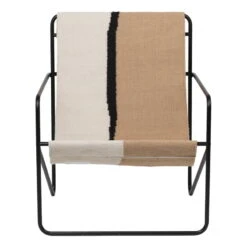 Ferm LIVING Fauteuil Lounge Desert, Noir - Soil