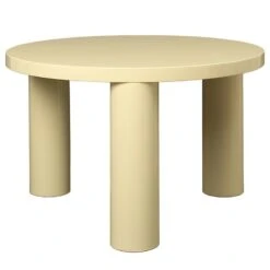 Ferm LIVING Table Basse Post, 65 cm, Lemonade