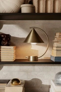 Ferm LIVING Lampe De Table Meridian, Laiton -ferm LIVING Magasin 85 1509