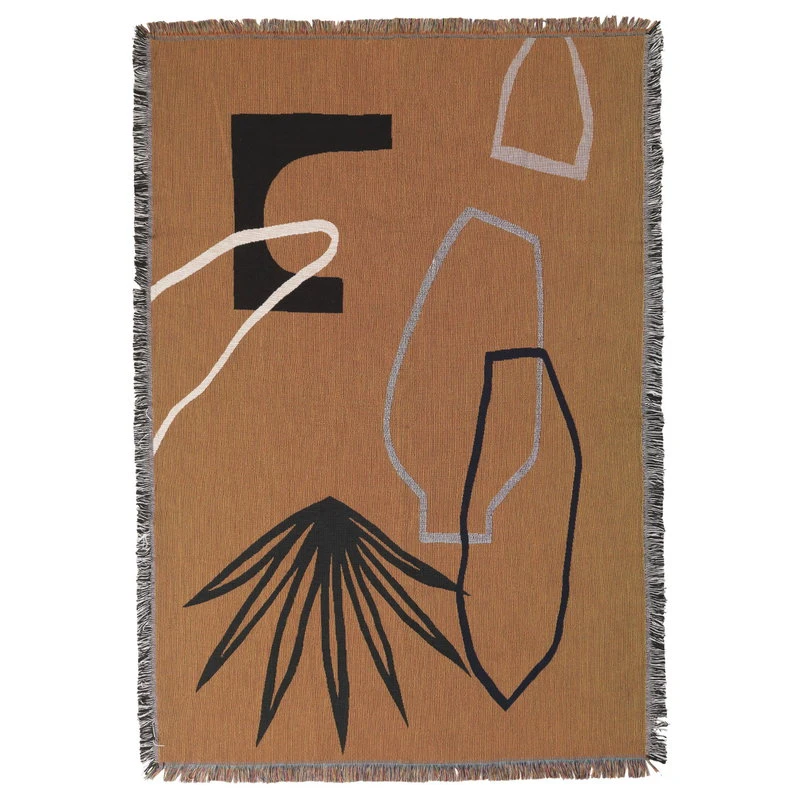 Ferm LIVING Couverture Mirage, Moutarde 3 Ferm LIVING Couverture Mirage, Moutarde