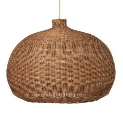 Ferm LIVING Abat-jour Braided Belly, Naturel