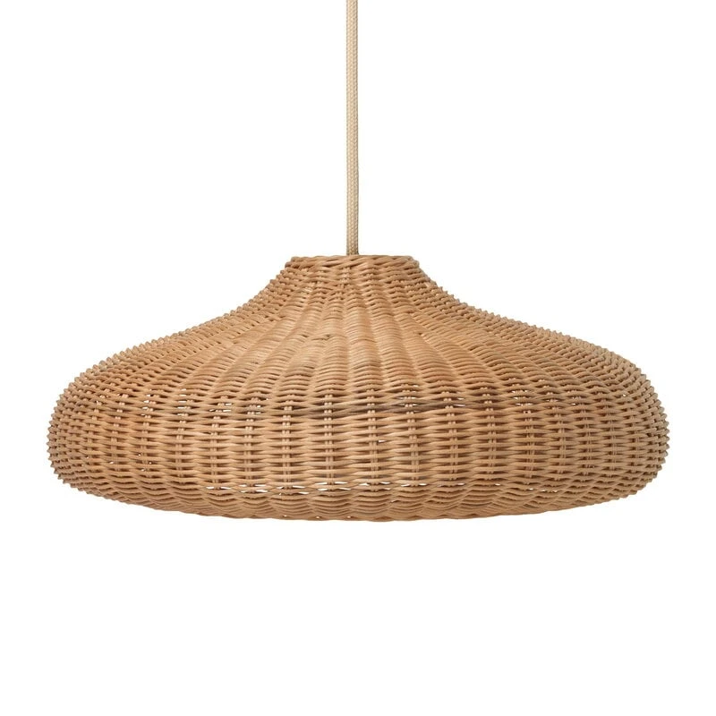 Ferm LIVING Abat-jour Braided Disc, Naturel 3 Ferm LIVING Abat-jour Braided Disc, Naturel
