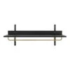 Ferm LIVING Étagère à Tringle Sector, Frêne Noir - Laiton -ferm LIVING Magasin FL1104265323 musta saarni messinki ferm LIVING SS22 SectorRackShelf Black Brass 1104265323 pack 1 kb