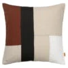 Ferm LIVING Coussin Part, 50 X 50 Cm, cannelle