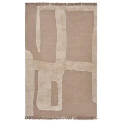 Ferm LIVING Tapis En Laine Alley, 160 X 250 cm, Naturel