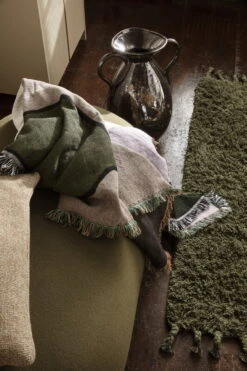 Ferm LIVING Couverture Vista, Blanc Cassé - Lilas -ferm LIVING Magasin FL114264373 3 EE