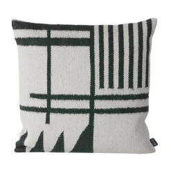 Ferm LIVING Coussin Kelim, Black Lines