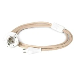 Ferm LIVING Jeu De Cordons En Tissu Pour Applique Murale, Sable