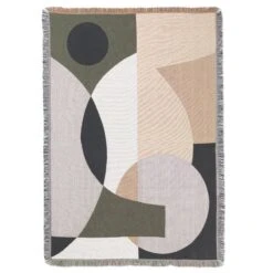 Ferm LIVING Couverture Entire, Tapisserie, Sable