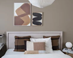 Ferm LIVING Coussin Dry, 50 x 50 cm, Sugar Kelp - Noir -ferm LIVING Magasin Midsummer Bedroom 13