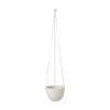 Ferm LIVING Grand Pot Suspendu Speckle, Blanc Cassé