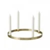 Ferm LIVING Bougeoir Circulaire Laiton Candle Holder