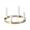 Ferm LIVING Bougeoir Circulaire Laiton Candle Holder - Petit Modèle