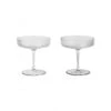 Ferm LIVING Coupe à Champagne Ripple (par 2) -ferm LIVING Magasin coupe a champagne ripple