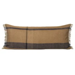 Ferm LIVING Coussin Dry, 40 x 90 cm, Sugar Kelp - Noir