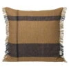 Ferm LIVING Coussin Dry, 50 x 50 cm, Sugar Kelp - Noir