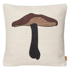 Ferm LIVING Coussin Brodé Forest, Lactarius