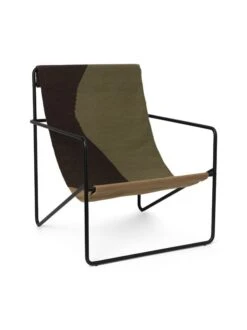 Ferm LIVING Fauteuil Lounge Desert, Noir - Dune -ferm LIVING Magasin fermLIVING SS22 DesertLoungeChair Black Dune 1104265496 pack 2